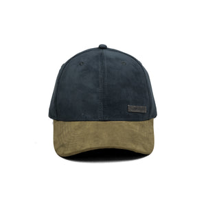 HEAD GEAR BLACK OLIVE DUAL TONE RUSTIC METAL STRUCTURED CAP