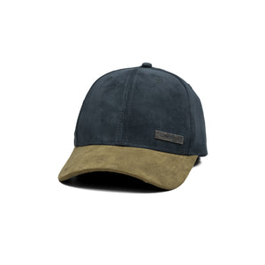 HEAD GEAR BLACK OLIVE DUAL TONE RUSTIC METAL STRUCTURED CAP