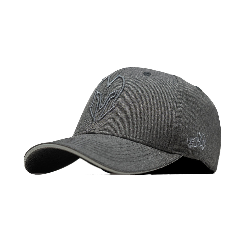 HEAD GEAR SUPER TWILL GREY MELANGE SANDWICH CAP