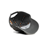 HEAD GEAR SUPER TWILL GREY MELANGE SANDWICH CAP