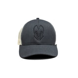 HEAD GEAR GREY BASEBALL TRUCKER CAP