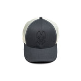 HEAD GEAR GREY BASEBALL TRUCKER CAP