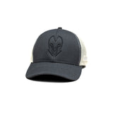 HEAD GEAR GREY BASEBALL TRUCKER CAP