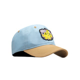 HEAD GEAR SKY BLUE AND BROWN DINOSAUR EDITION KIDS CAP