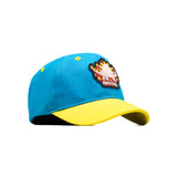 HEAD GEAR BLUE AND YELLOW DINOSAUR EDITION KIDS CAP