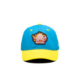 HEAD GEAR BLUE AND YELLOW DINOSAUR EDITION KIDS CAP