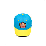 HEAD GEAR BLUE AND YELLOW DINOSAUR EDITION KIDS CAP