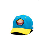 HEAD GEAR BLUE AND YELLOW DINOSAUR EDITION KIDS CAP