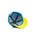 HEAD GEAR BLUE AND YELLOW DINOSAUR EDITION KIDS CAP