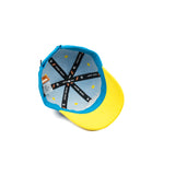 HEAD GEAR BLUE AND YELLOW DINOSAUR EDITION KIDS CAP