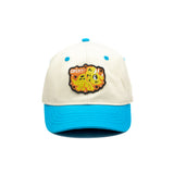 HEAD GEAR WHITE AND BLUE DINOSAUR EDITION KIDS CAP