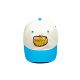 HEAD GEAR WHITE AND BLUE DINOSAUR EDITION KIDS CAP