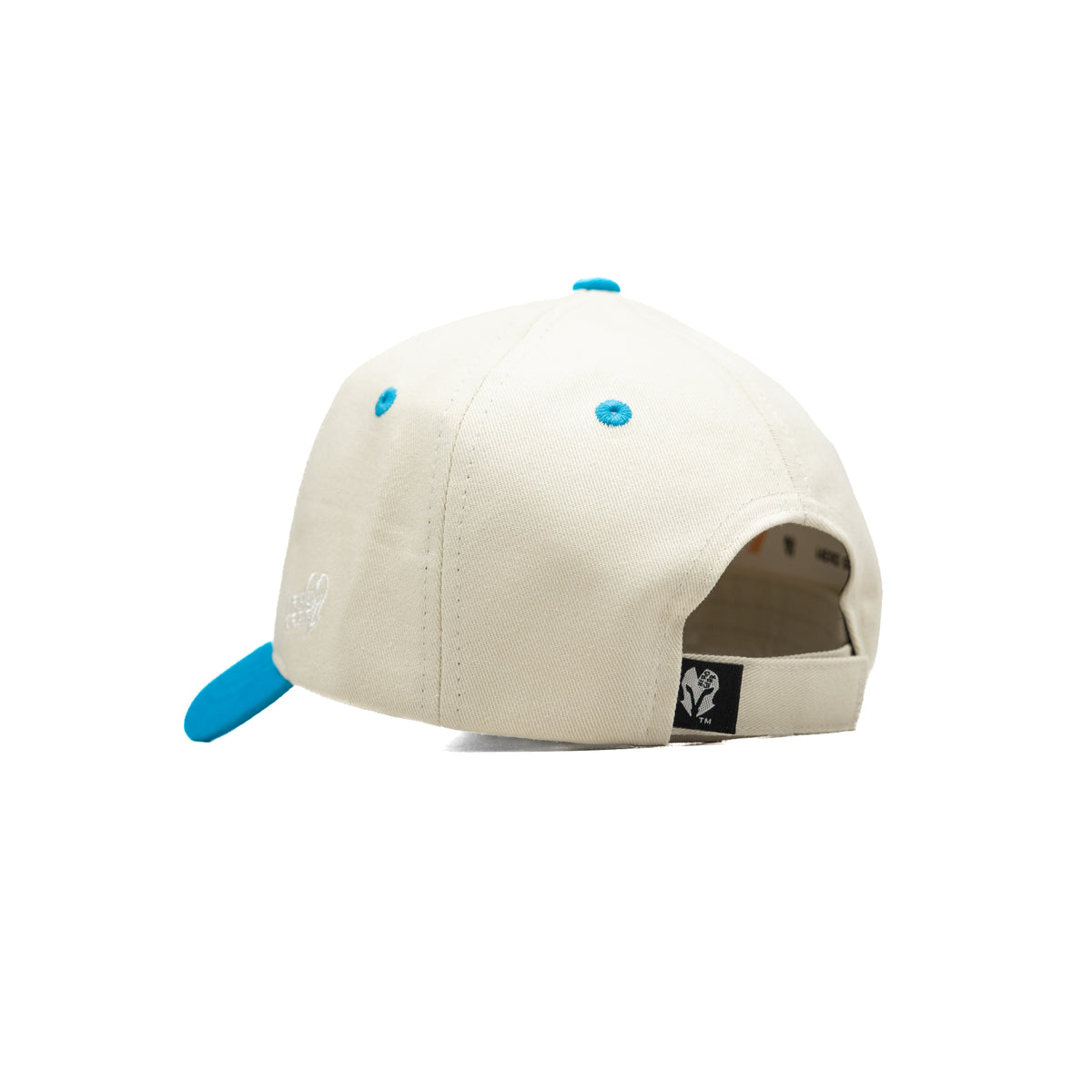 HEAD GEAR WHITE AND BLUE DINOSAUR EDITION KIDS CAP