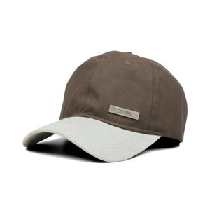 HEAD GEAR COFFEE GREY DUAL TONE RUSTIC METAL CAP