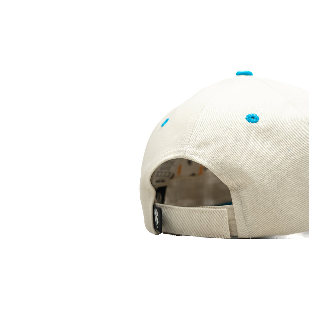 HEAD GEAR WHITE AND BLUE DINOSAUR EDITION KIDS CAP