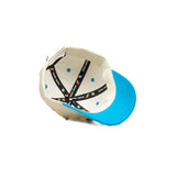 HEAD GEAR WHITE AND BLUE DINOSAUR EDITION KIDS CAP