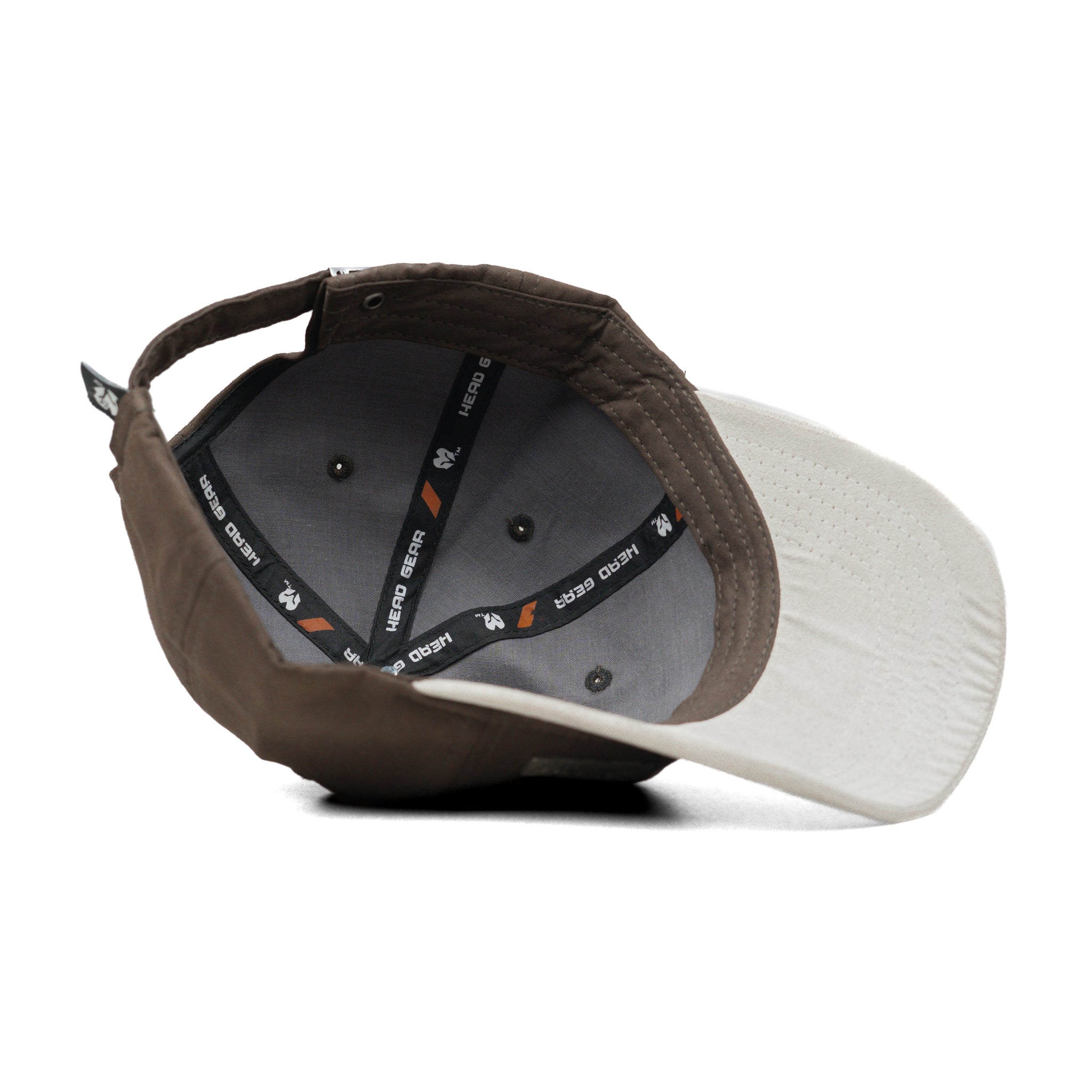 HEAD GEAR COFFEE GREY DUAL TONE RUSTIC METAL CAP