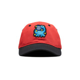 HEAD GEAR RED AND BLACK DINOSAUR EDITION KIDS CAP