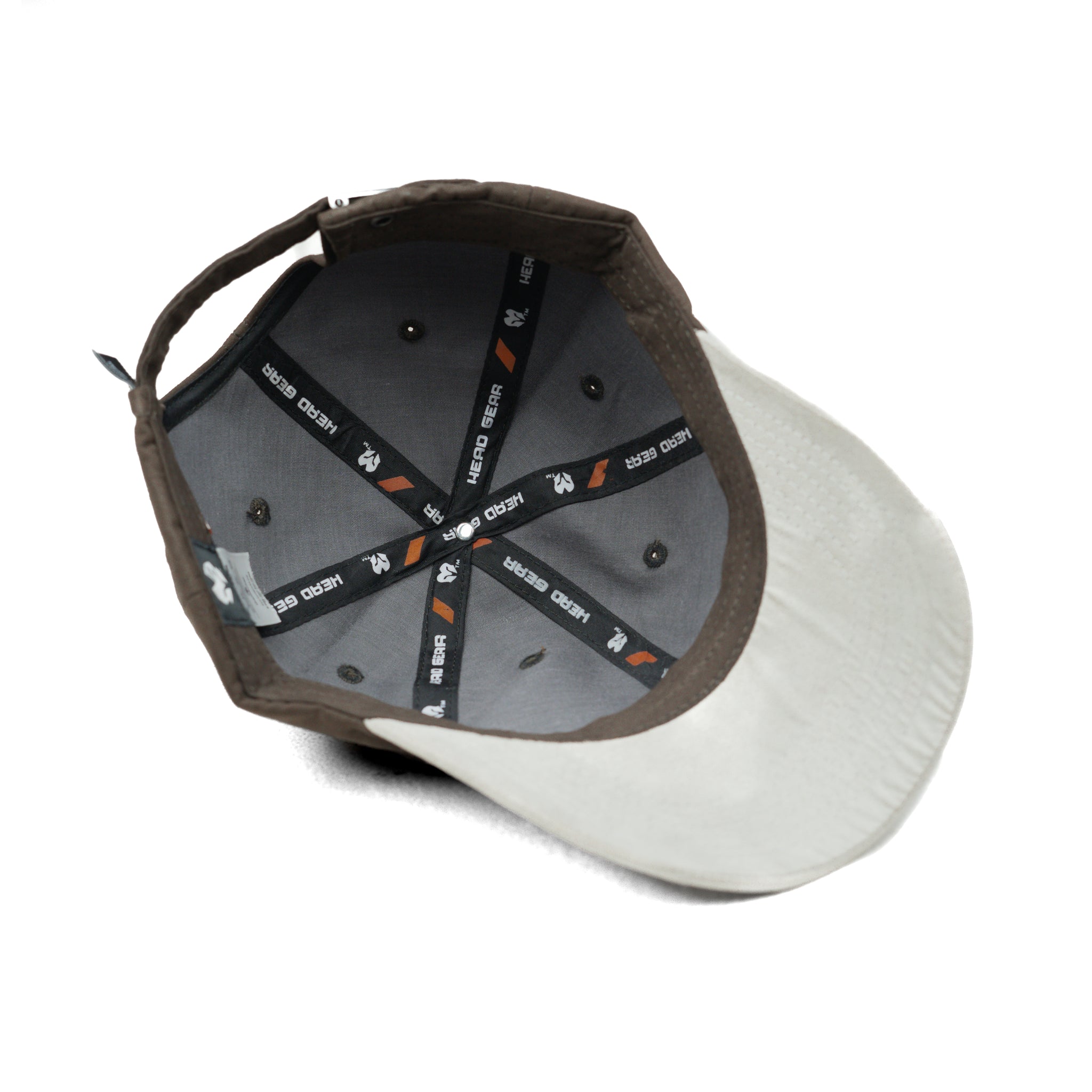 HEAD GEAR COFFEE GREY DUAL TONE RUSTIC METAL CAP