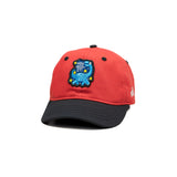 HEAD GEAR RED AND BLACK DINOSAUR EDITION KIDS CAP