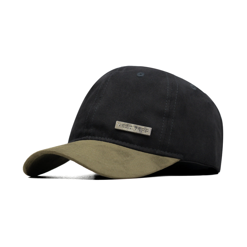 HEAD GEAR BLACK OLIVE DUAL TONE RUSTIC METAL CAP