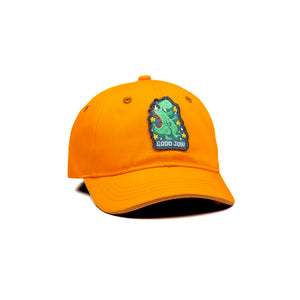 HEAD GEAR ORANGE DINOSAUR EDITION KIDS CAP