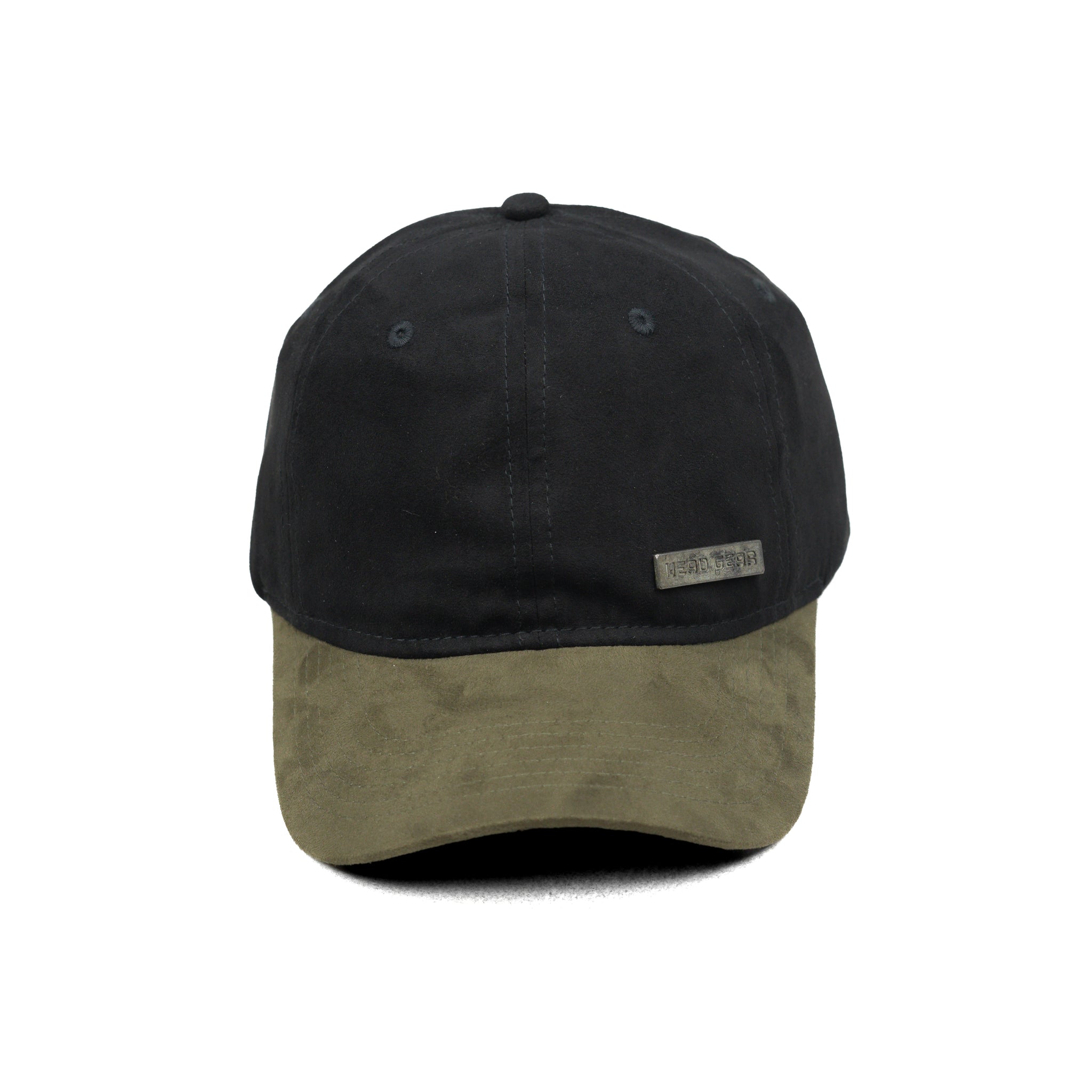 HEAD GEAR BLACK OLIVE DUAL TONE RUSTIC METAL CAP