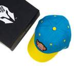 HEAD GEAR BLUE AND YELLOW DINOSAUR EDITION KIDS CAP
