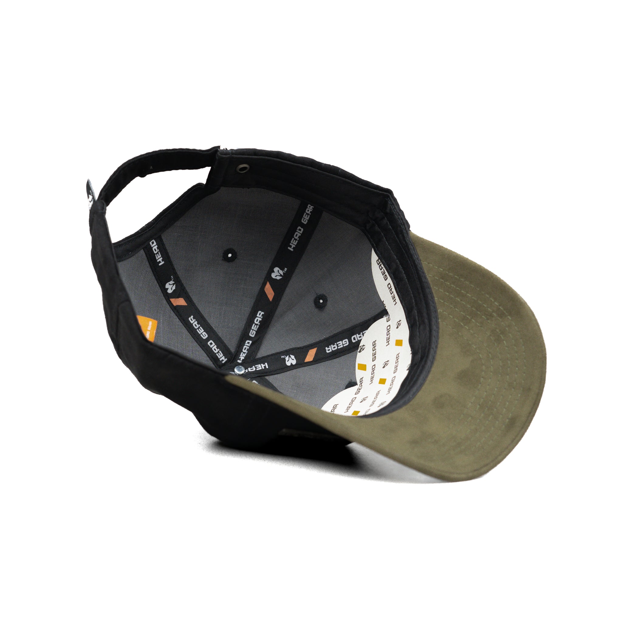 HEAD GEAR BLACK OLIVE DUAL TONE RUSTIC METAL CAP