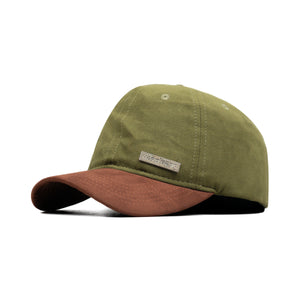 HEAD GEAR OLIVE BROWN DUAL TONE RUSTIC METAL CAP