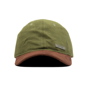 HEAD GEAR OLIVE BROWN DUAL TONE RUSTIC METAL CAP