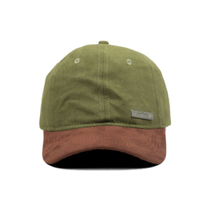 HEAD GEAR OLIVE BROWN DUAL TONE RUSTIC METAL CAP