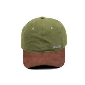 HEAD GEAR OLIVE BROWN DUAL TONE RUSTIC METAL CAP