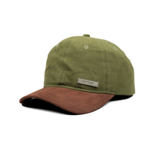 HEAD GEAR OLIVE BROWN DUAL TONE RUSTIC METAL CAP