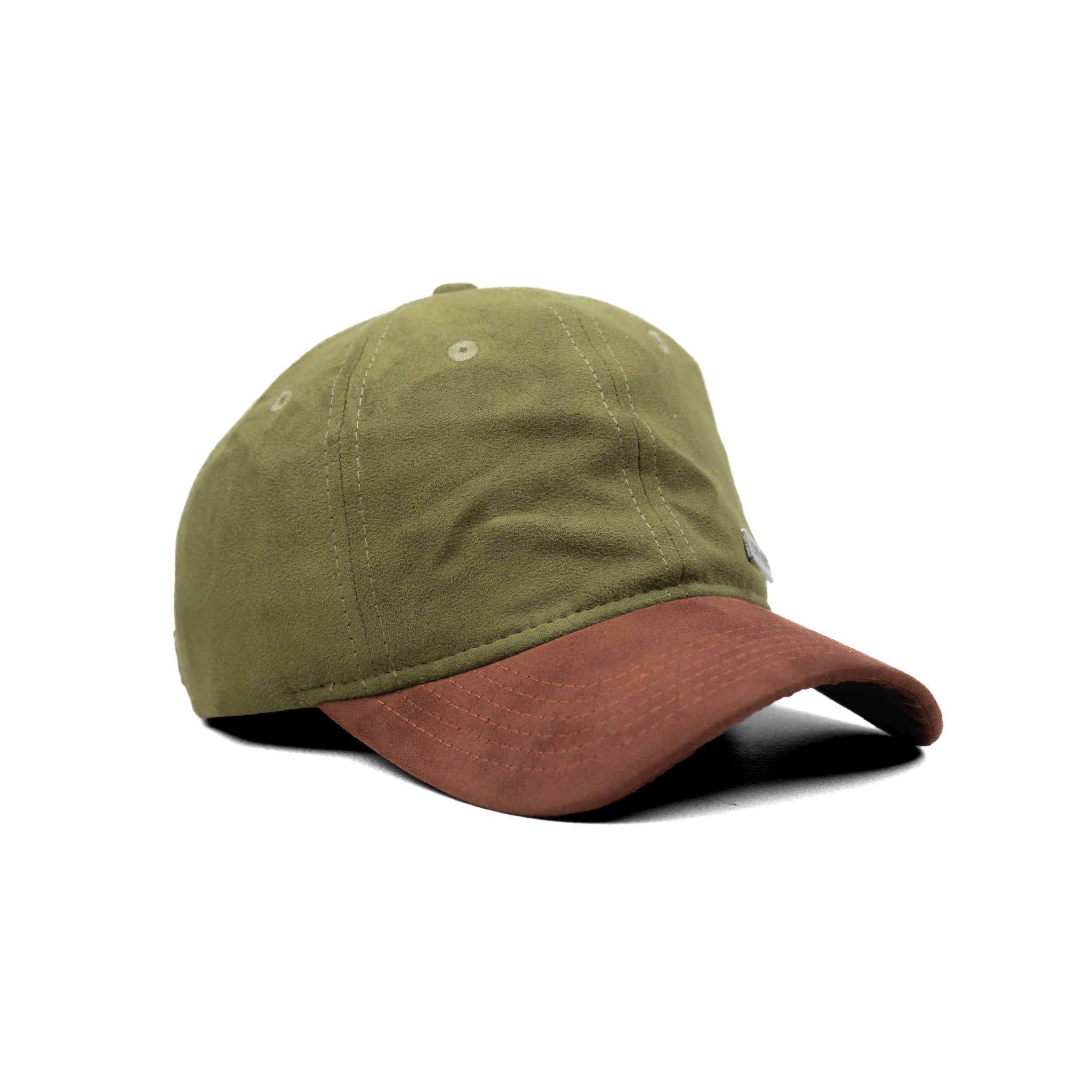 HEAD GEAR OLIVE BROWN DUAL TONE RUSTIC METAL CAP