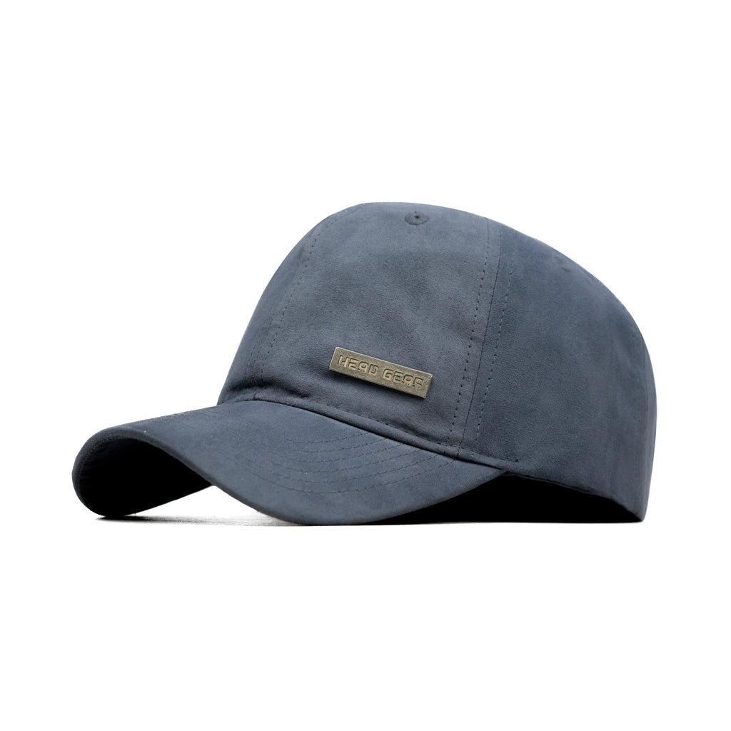 HEAD GEAR LIGHT GREY RUSTIC METAL PATCH CAP