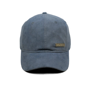 HEAD GEAR LIGHT GREY RUSTIC METAL PATCH CAP