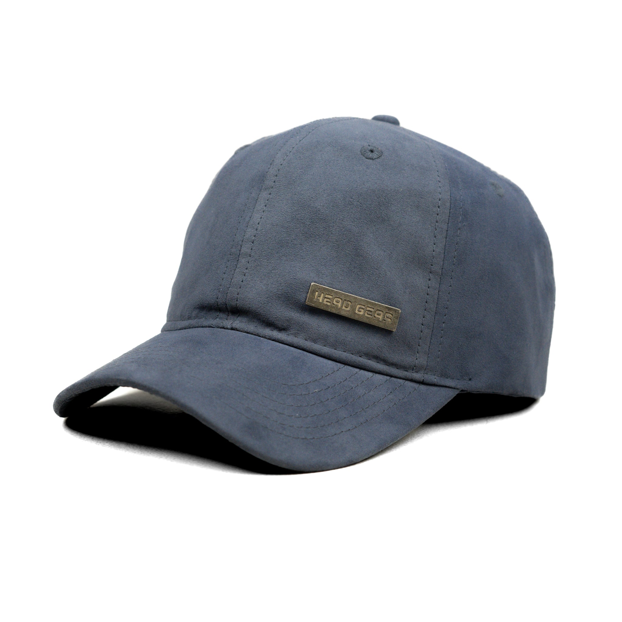 HEAD GEAR LIGHT GREY RUSTIC METAL PATCH CAP