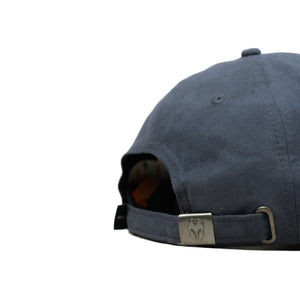 HEAD GEAR LIGHT GREY RUSTIC METAL PATCH CAP