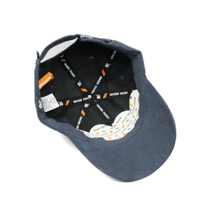 HEAD GEAR LIGHT GREY RUSTIC METAL PATCH CAP