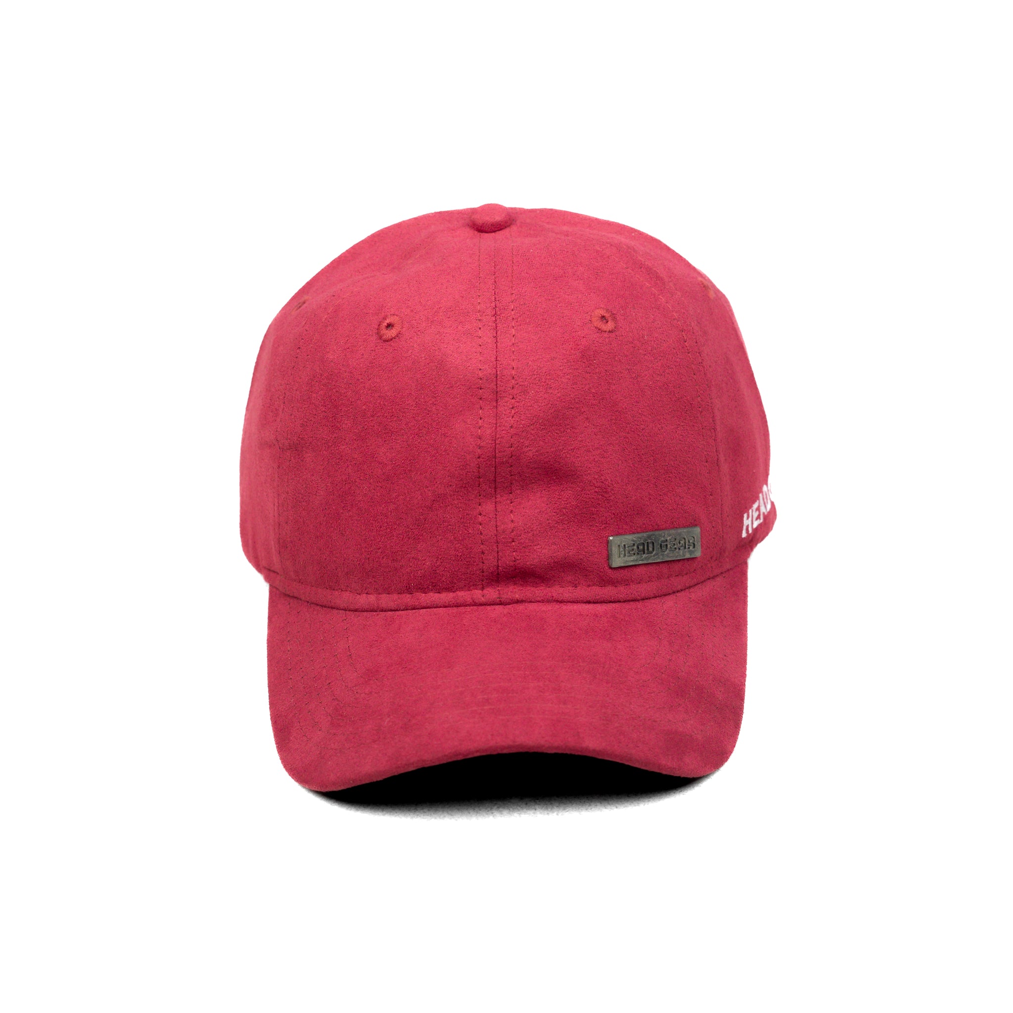 HEAD GEAR RED RUSTIC METAL PATCH CAP