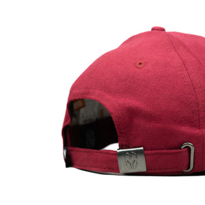 HEAD GEAR RED RUSTIC METAL PATCH CAP