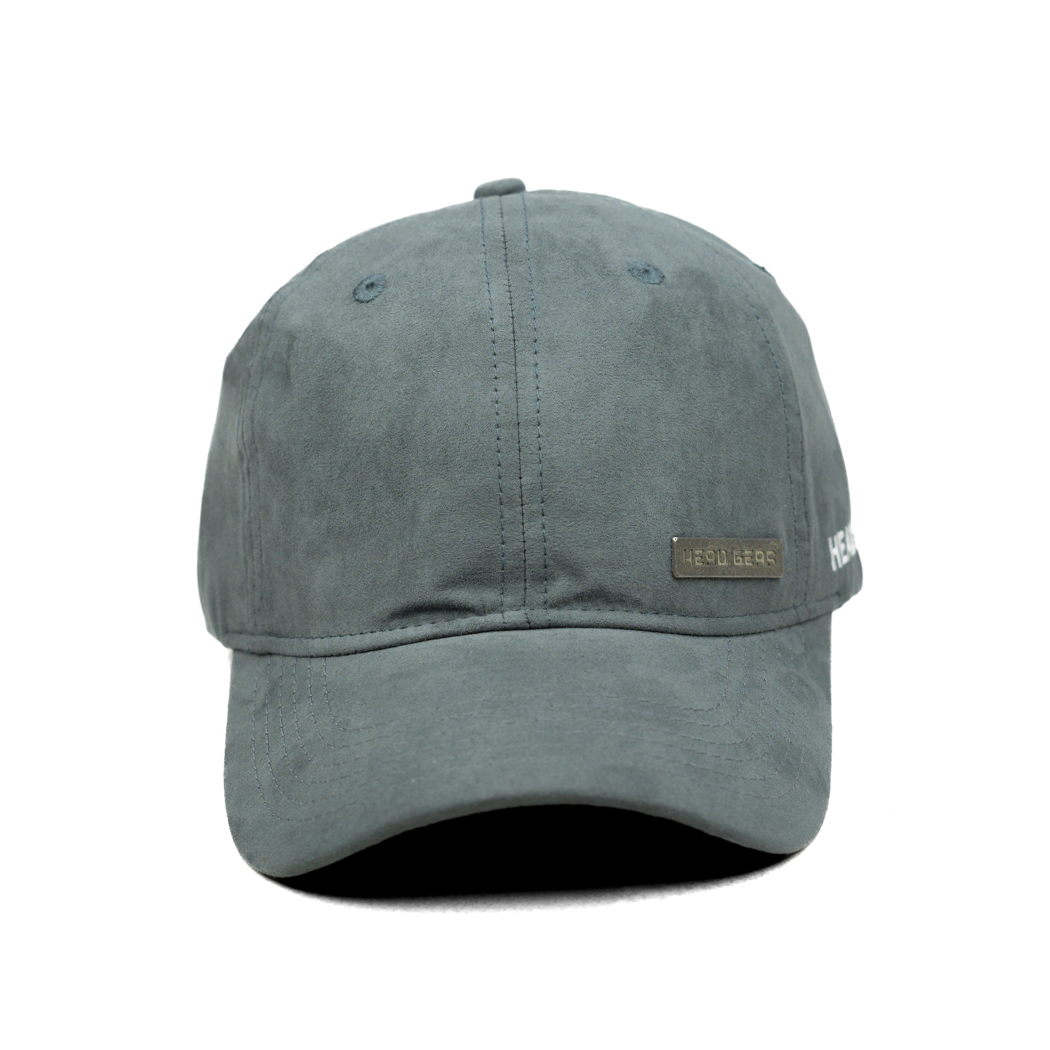 HEAD GEAR SLATE GREY RUSTIC METAL PATCH CAP