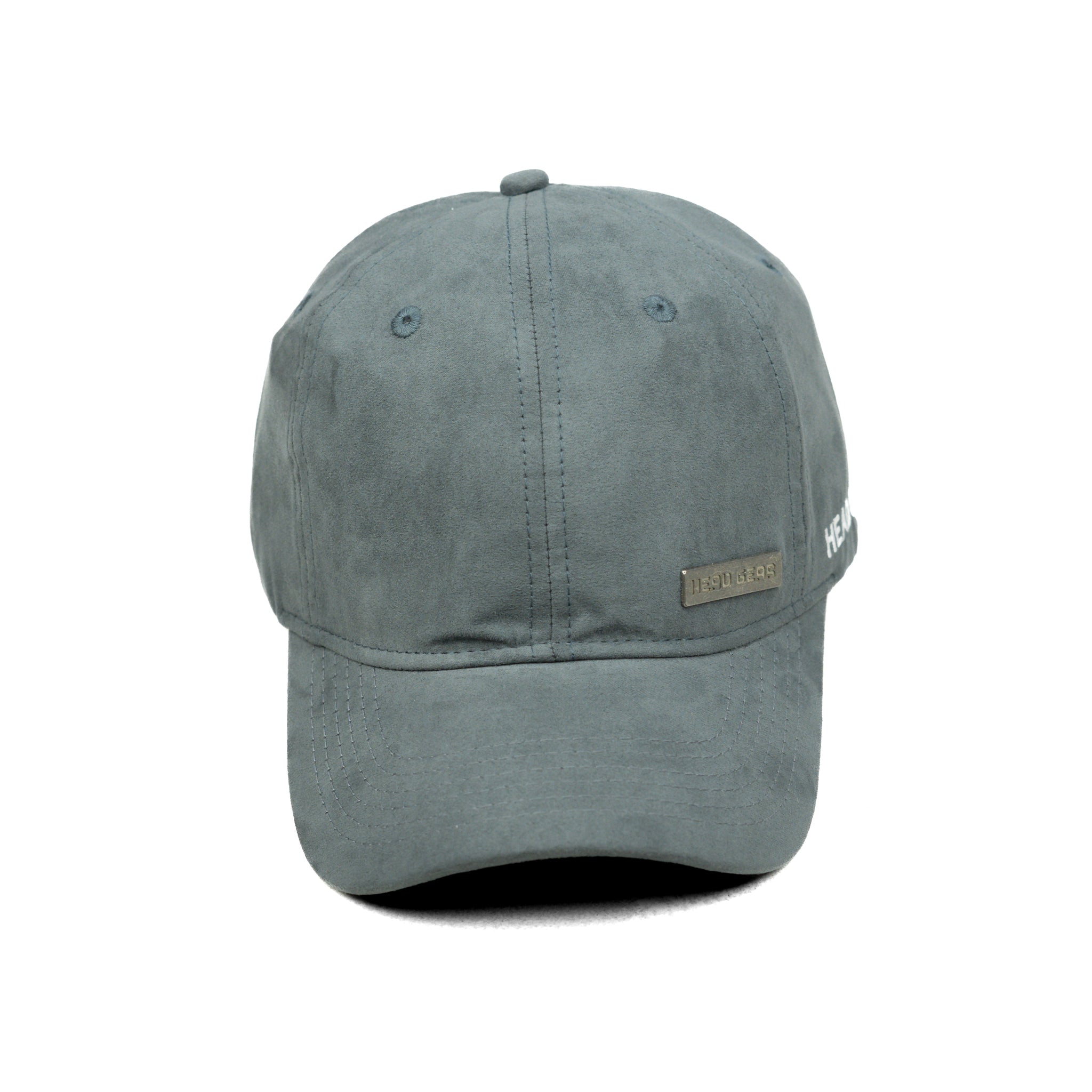 HEAD GEAR SLATE GREY RUSTIC METAL PATCH CAP