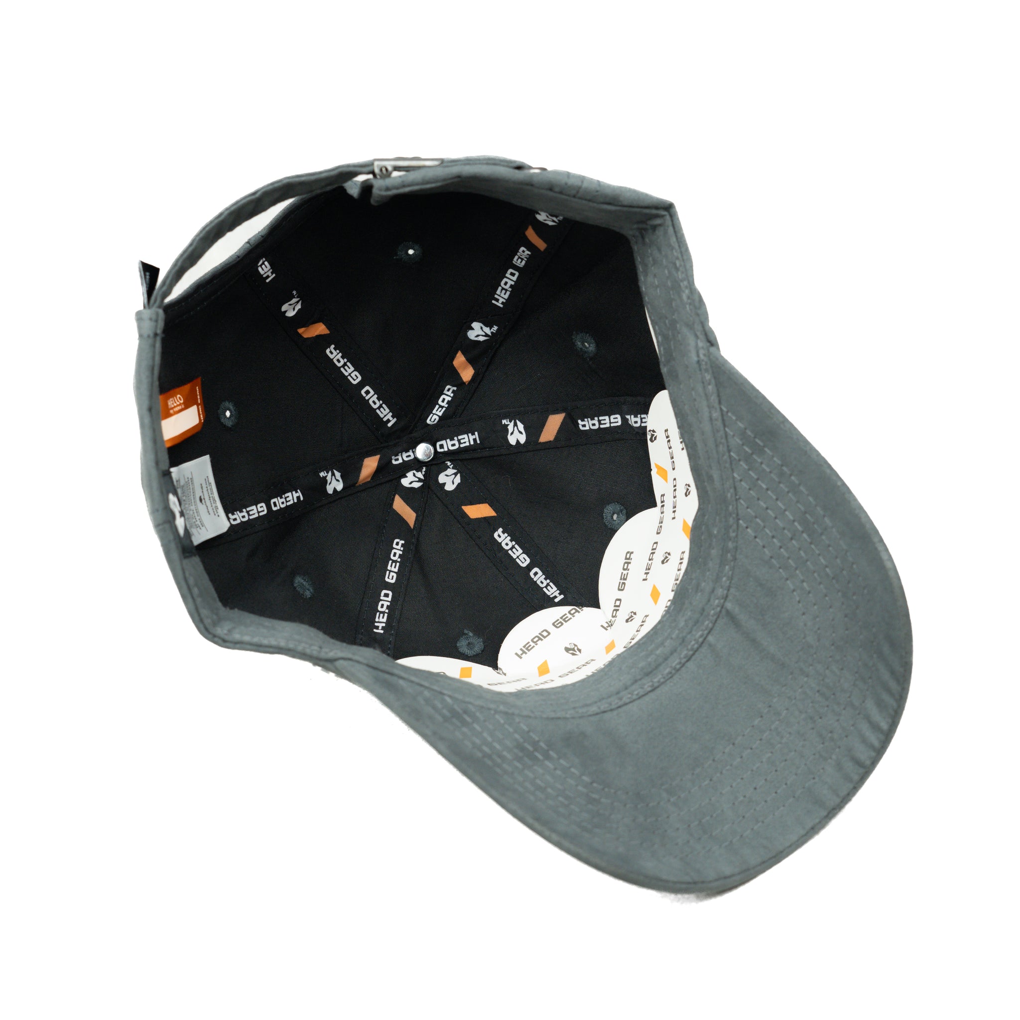 HEAD GEAR SLATE GREY RUSTIC METAL PATCH CAP