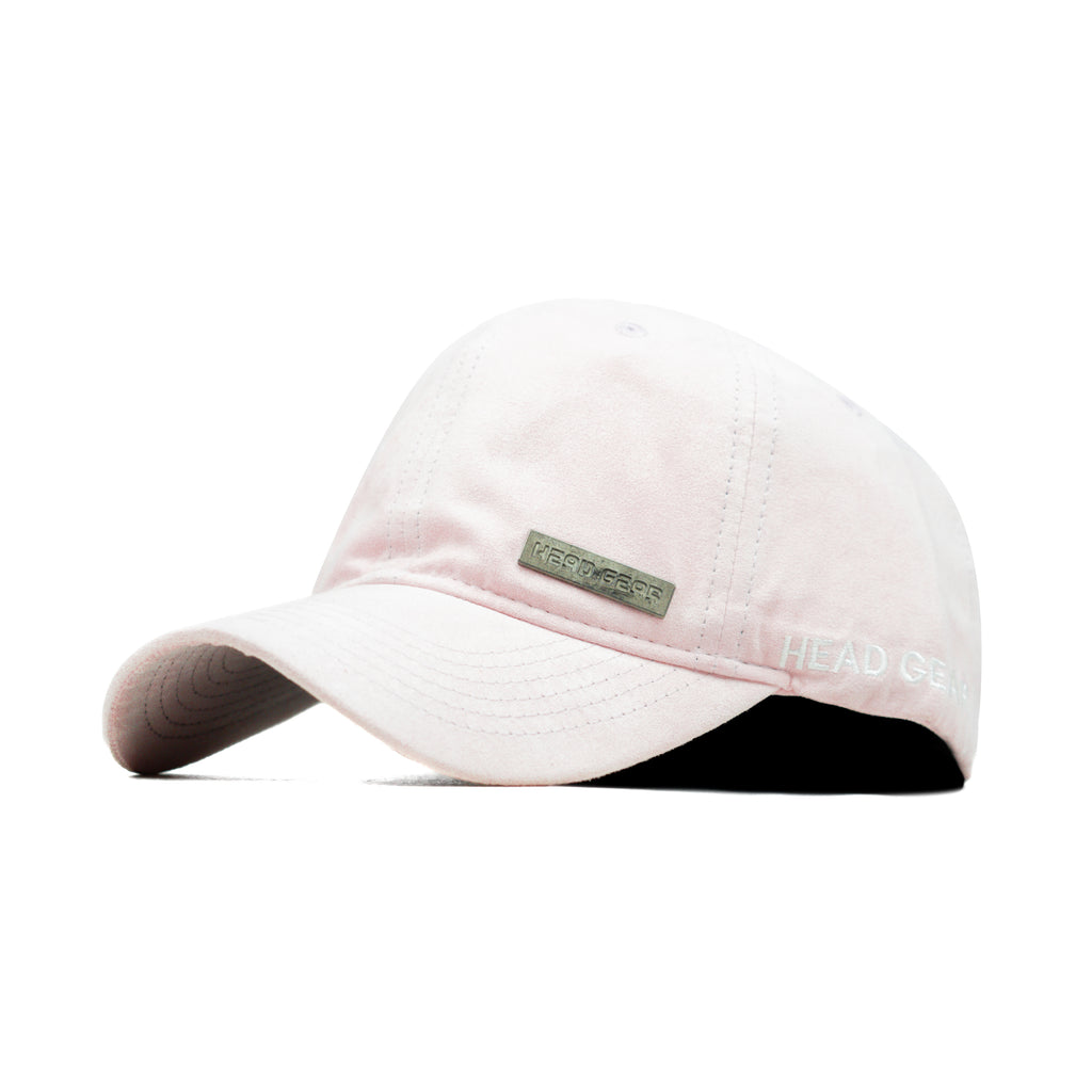 HEAD GEAR PASTEL PINK RUSTIC METAL PATCH CAP