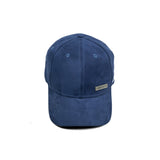 HEAD GEAR NAVY BLUE STRUCTURED RUSTIC METAL PATCH CAP