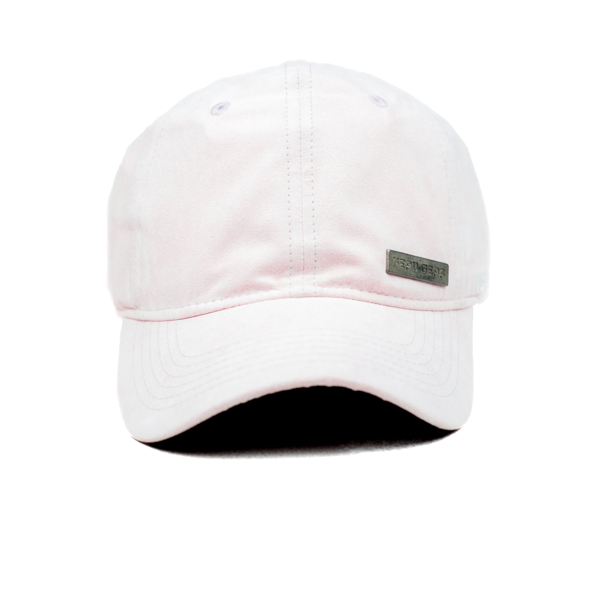 HEAD GEAR PASTEL PINK RUSTIC METAL PATCH CAP