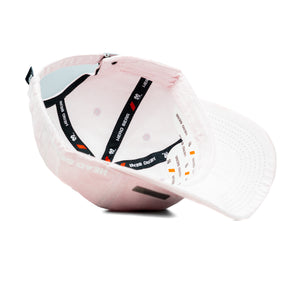 HEAD GEAR PASTEL PINK RUSTIC METAL PATCH CAP