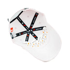 HEAD GEAR PASTEL PINK RUSTIC METAL PATCH CAP